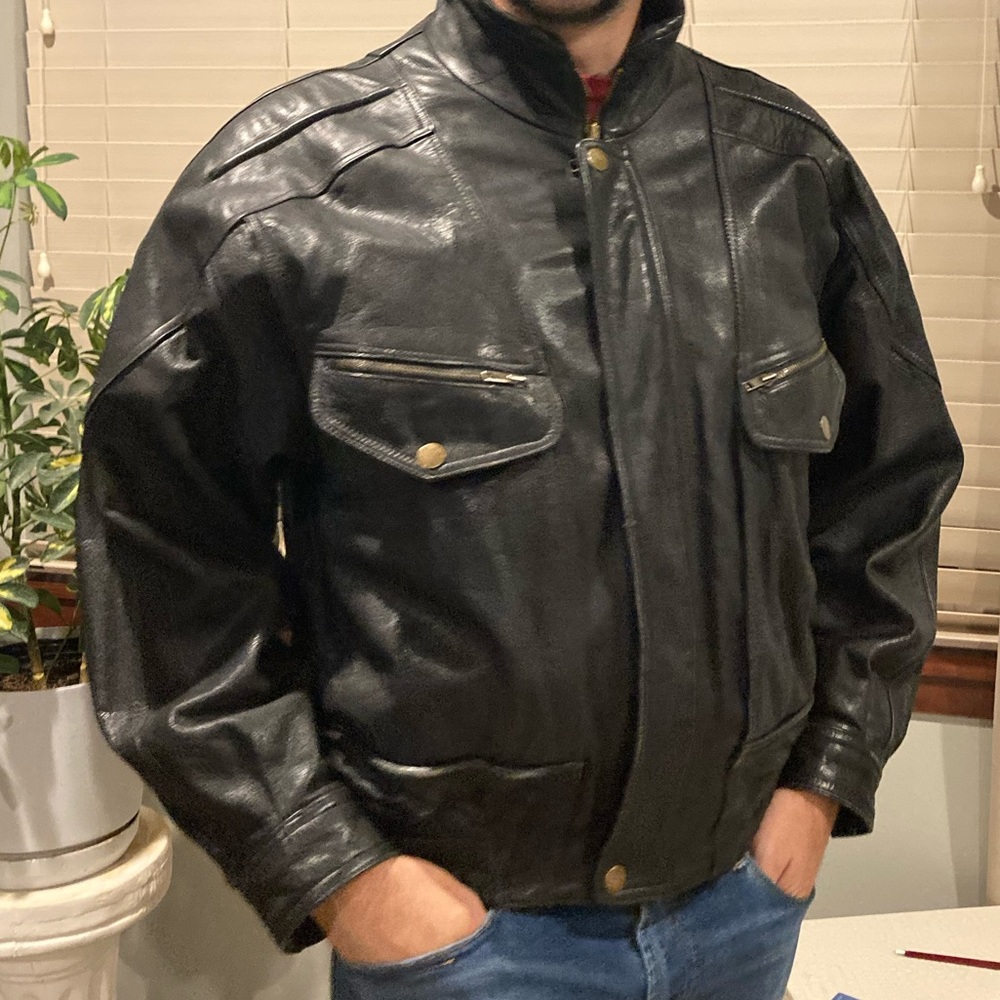 Leather jacket